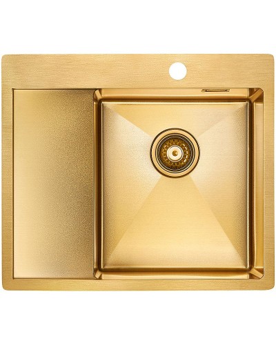 Кухонная мойка Paulmark Alster 59 PM825951-BGR Брашированное золото