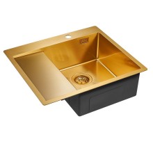 Кухонная мойка Paulmark Alster 59 PM825951-BGR Брашированное золото