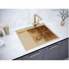 Кухонная мойка Paulmark Alster 59 PM825951-BGR Брашированное золото