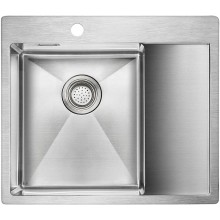 Кухонная мойка Paulmark Alster 59 PM825951-BSL Брашированная сталь