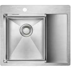Кухонная мойка Paulmark Alster 59 PM825951-BSL Брашированная сталь