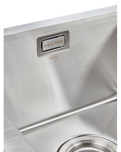 Кухонная мойка Paulmark Alster 59 PM825951-BSL Брашированная сталь