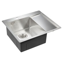 Кухонная мойка Paulmark Alster 59 PM825951-BSL Брашированная сталь