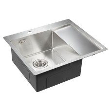 Кухонная мойка Paulmark Alster 59 PM825951-BSL Брашированная сталь