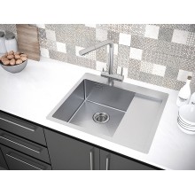 Кухонная мойка Paulmark Alster 59 PM825951-BSL Брашированная сталь