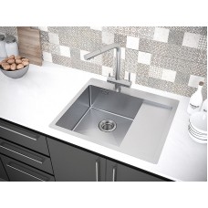 Кухонная мойка Paulmark Alster 59 PM825951-BSL Брашированная сталь