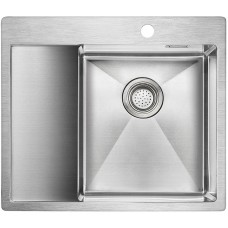 Кухонная мойка Paulmark Alster 59 PM825951-BSR Брашированная сталь