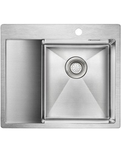 Кухонная мойка Paulmark Alster 59 PM825951-BSR Брашированная сталь
