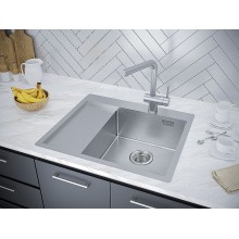 Кухонная мойка Paulmark Alster 59 PM825951-BSR Брашированная сталь