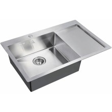 Кухонная мойка ZorG Steel Hammer 78 SH 7851-L Нержавеющая сталь