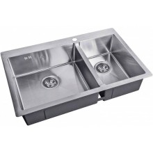 Кухонная мойка ZorG Steel Hammer 78 SH 78-2-51-L Нержавеющая сталь