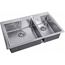 Кухонная мойка ZorG Steel Hammer 78 SH 78-2-51-L Нержавеющая сталь