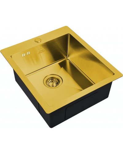 Кухонная мойка ZorG Steel Hammer 45 SH 4551BRONZE Бронза