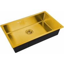 Кухонная мойка ZorG Steel Hammer 74 SH 7444 BRONZE Бронза