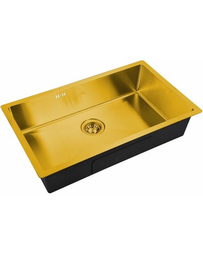 Кухонная мойка ZorG Steel Hammer 74 SH 7444 BRONZE Бронза