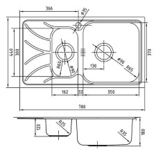 Кухонная мойка Iddis Arro 78 ARR78SZi77 Сатин
