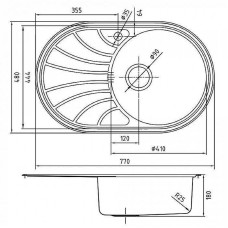 Кухонная мойка Iddis Suno 77 SUN77SRi77 Сатин