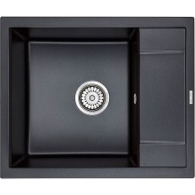 Кухонная мойка Paulmark Optimum 60 PM216050-BLM Черный металлик