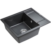 Кухонная мойка Paulmark Optimum 60 PM216050-BLM Черный металлик