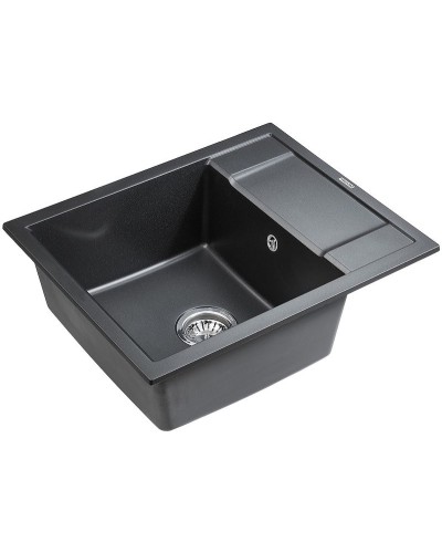 Кухонная мойка Paulmark Optimum 60 PM216050-BLM Черный металлик