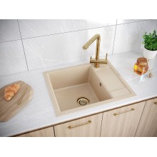 Кухонная мойка Paulmark Optimum 60 PM216050-QU Кварц