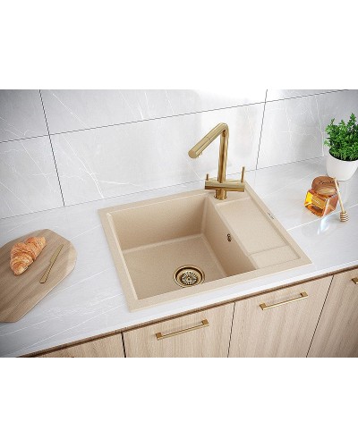 Кухонная мойка Paulmark Optimum 60 PM216050-QU Кварц