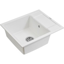 Кухонная мойка Paulmark Optimum 60 PM216050-WH Белая