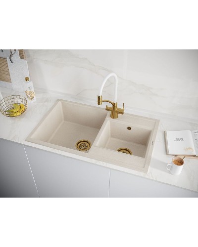 Кухонная мойка Paulmark Tandem 82 PM238250-BE Бежевая