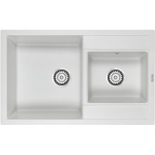 Кухонная мойка Paulmark Tandem 82 PM238250-WH Белая