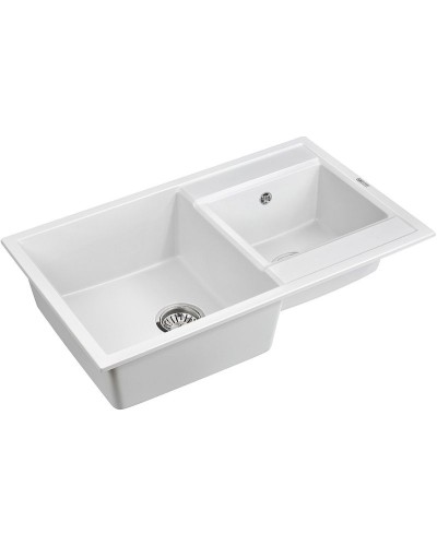 Кухонная мойка Paulmark Tandem 82 PM238250-WH Белая