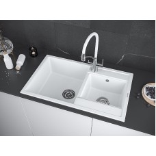 Кухонная мойка Paulmark Tandem 82 PM238250-WH Белая