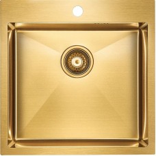 Кухонная мойка Paulmark Kroner 51 PM215151-BG Брашированное золото