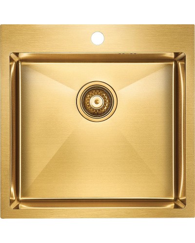 Кухонная мойка Paulmark Kroner 51 PM215151-BG Брашированное золото