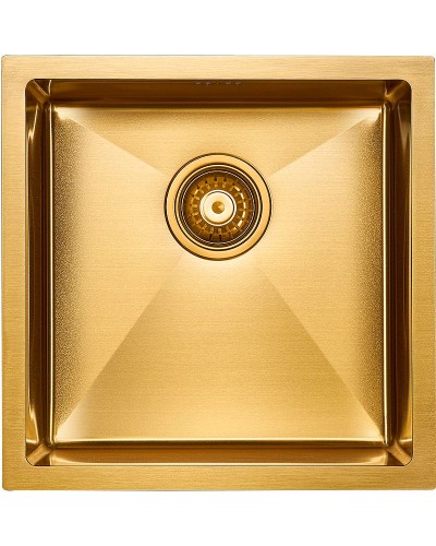 Кухонная мойка Paulmark Gerberg 44 PM214444-BG Брашированное золото