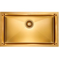 Кухонная мойка Paulmark Valde 74 PM217444-BG Брашированное золото