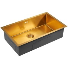 Кухонная мойка Paulmark Valde 74 PM217444-BG Брашированное золото
