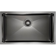 Кухонная мойка Paulmark Valde 74 PM217444-GM Вороненая сталь