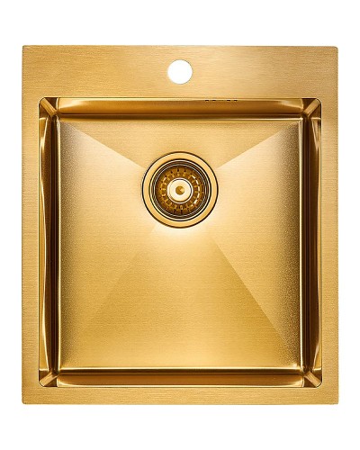 Кухонная мойка Paulmark Favor 45 PM214551-BG Брашированное золото