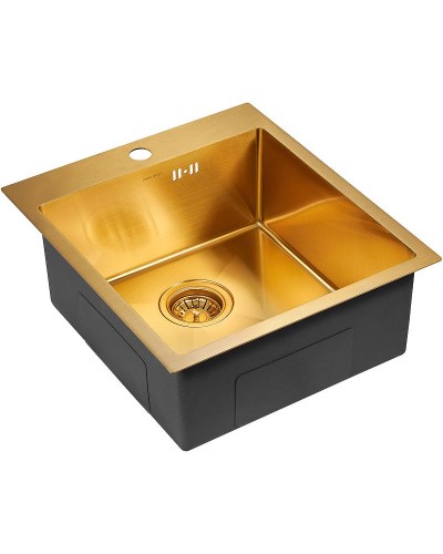 Кухонная мойка Paulmark Favor 45 PM214551-BG Брашированное золото