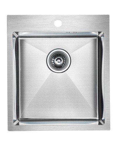 Кухонная мойка Paulmark Favor 45 PM214551-BS Брашированная сталь