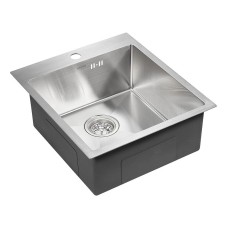 Кухонная мойка Paulmark Favor 45 PM214551-BS Брашированная сталь