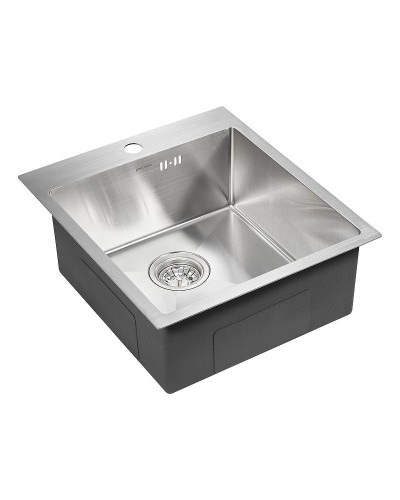 Кухонная мойка Paulmark Favor 45 PM214551-BS Брашированная сталь