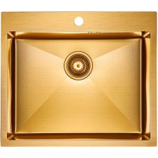 Кухонная мойка Paulmark Brim 59 PM215951-BG Брашированное золото