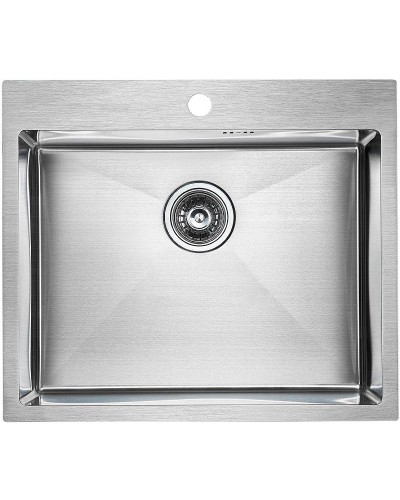 Кухонная мойка Paulmark Brim 59 PM215951-BS Брашированная сталь