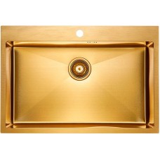 Кухонная мойка Paulmark Vast 75 PM217551-BG Брашированное золото