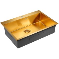 Кухонная мойка Paulmark Vast 75 PM217551-BG Брашированное золото