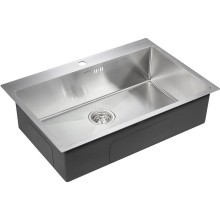 Кухонная мойка Paulmark Vast 75 PM217551-BS Брашированная сталь