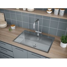 Кухонная мойка Paulmark Vast 75 PM217551-BS Брашированная сталь