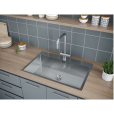 Кухонная мойка Paulmark Vast 75 PM217551-BS Брашированная сталь