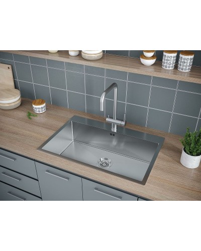 Кухонная мойка Paulmark Vast 75 PM217551-BS Брашированная сталь